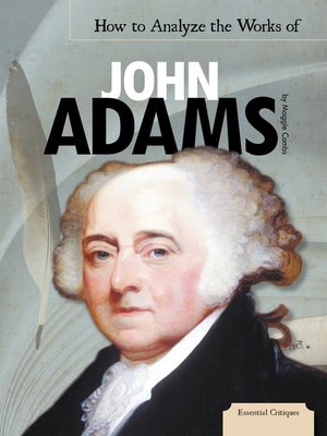 cover image of How to Analyze the Works of John Adams